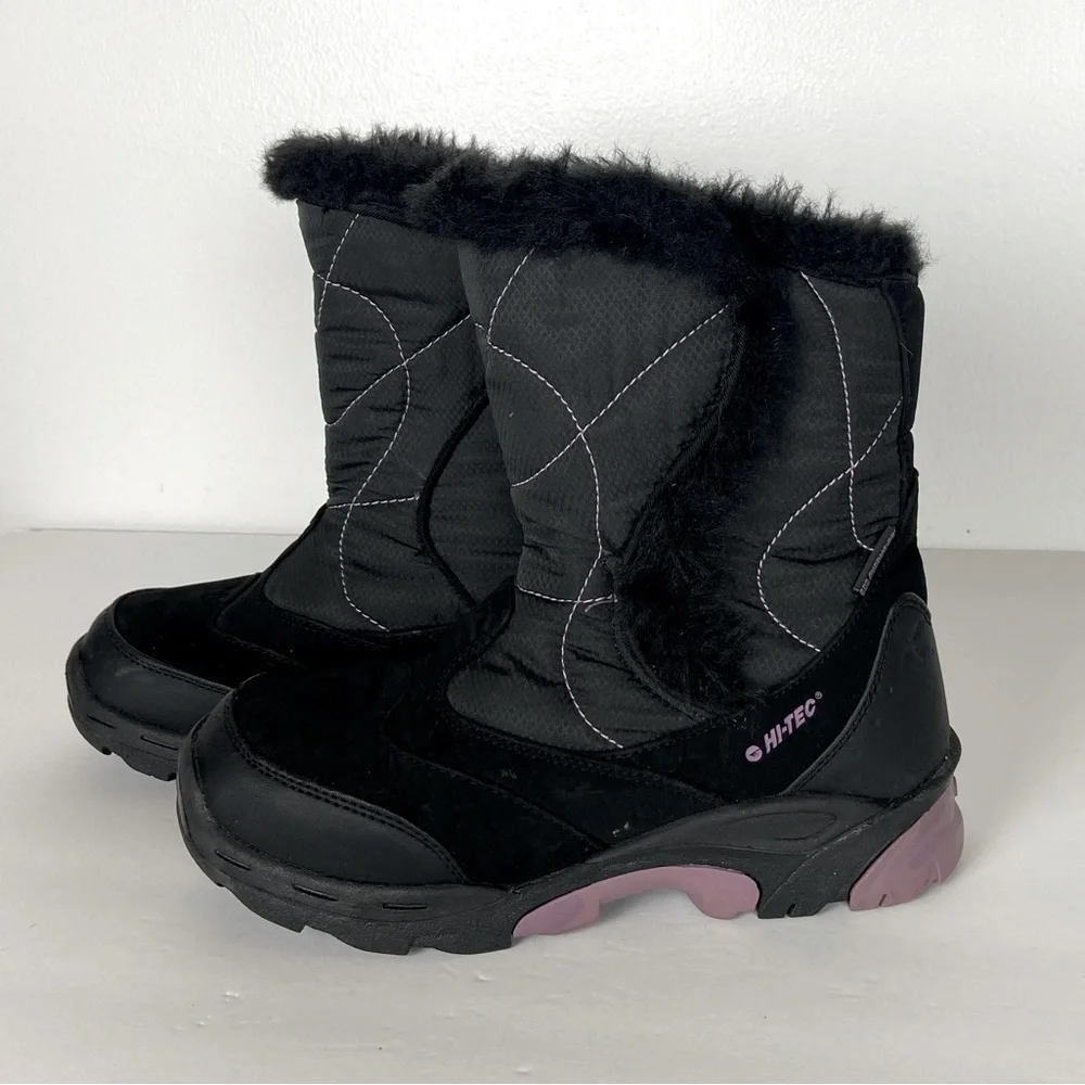 Hi-Tech Thermo-Dri‎ Women’s Boots Size 6 Water Proof Insulated Magnetic Black